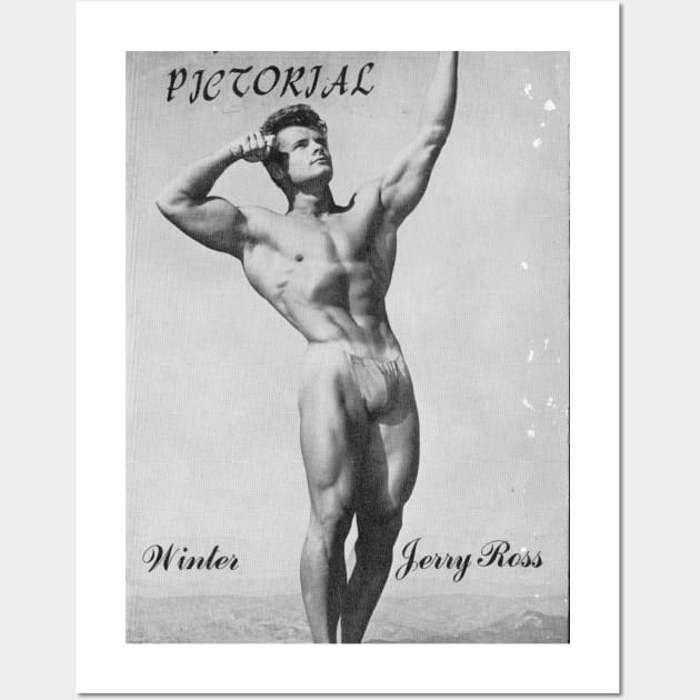 PHYSIQUE PICTORIAL - Vintage Physique Muscle Male Model Magazine Cover Wall Art by SNAustralia